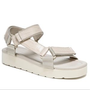 Vince Leather Teva Sandals